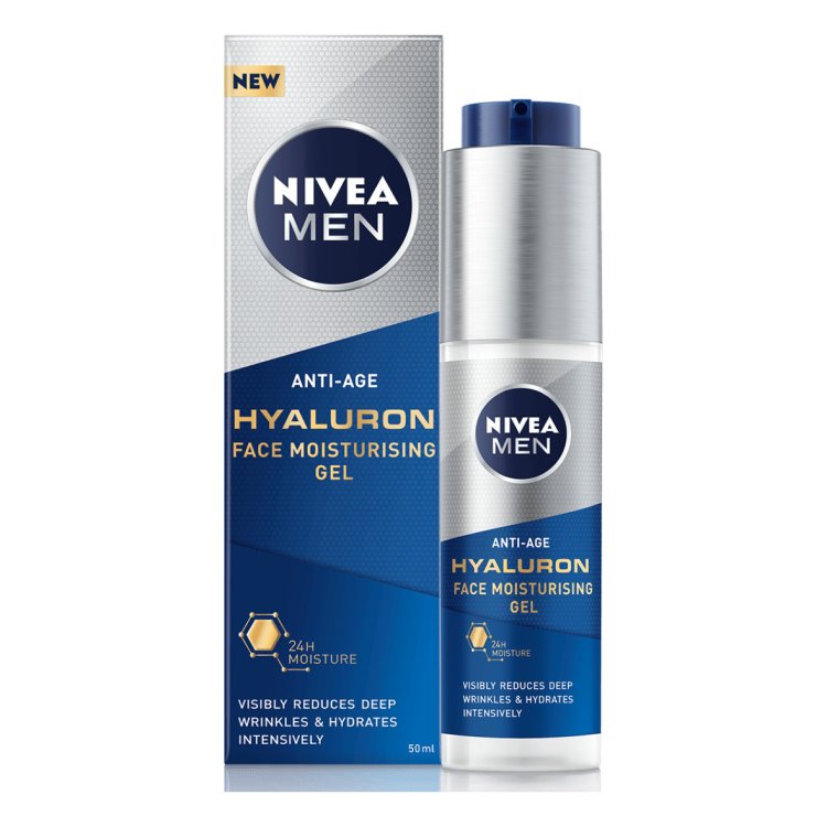 Nivea Active Age Hyaluron Hydro Gel Uomo Antirughe 50ml