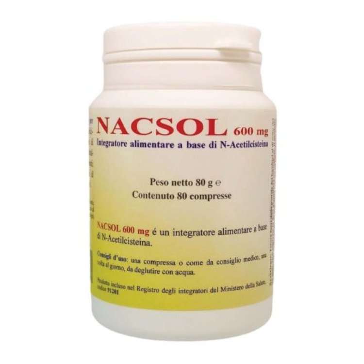 Herboplanet Nacsol 80 Compresse Integratore Alimentare N-Acetilcisteina