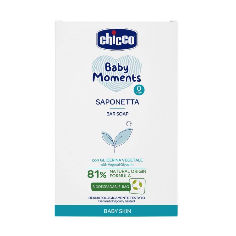 Chicco Baby Moments Saponetta Solida per Igiene Delicata 100 g