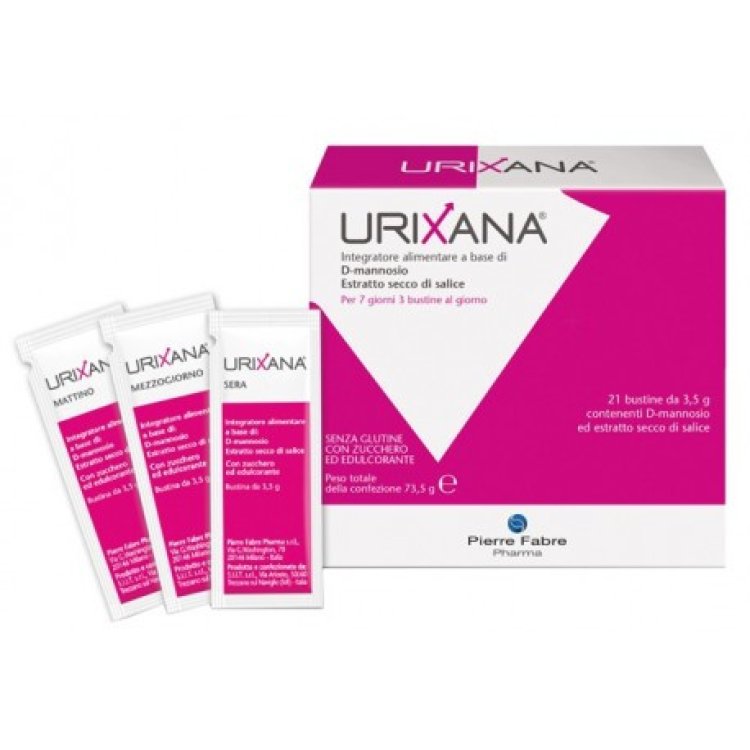 Pierre Fabre Pharma Urixana Integratore Alimentare per Vie Urinarie in 21 Bustine Pierre Fabre Pharma Urixana Integratore Alimentare per Vie Urinarie in 21 Bustine