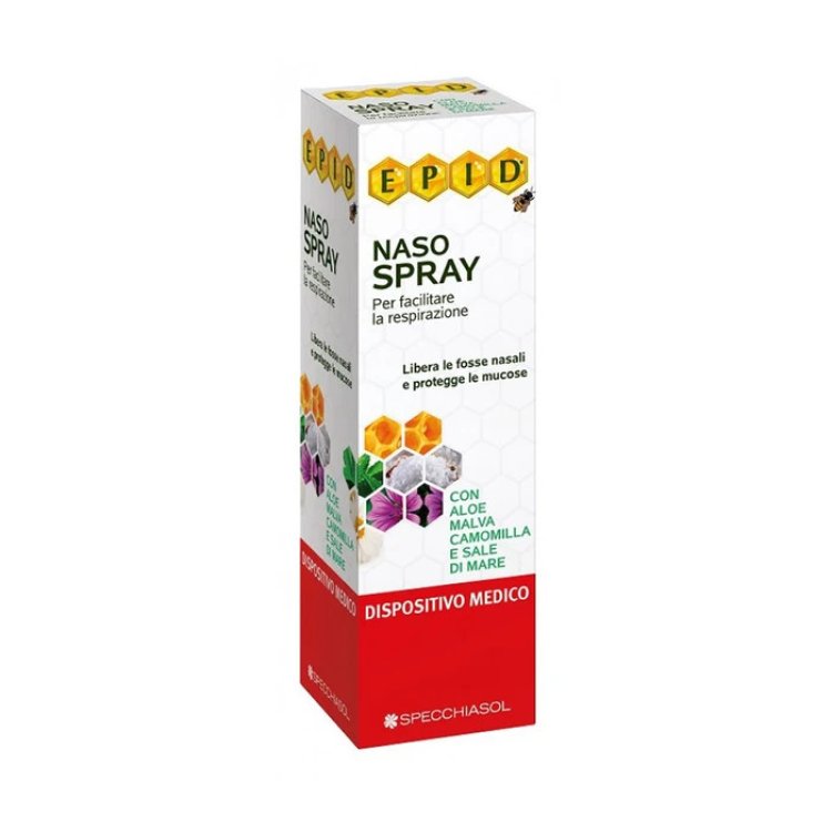 Specchiasol Epid Spray Nasale con Aloe e Oli Essenziali Dispositivo Medico 20ml