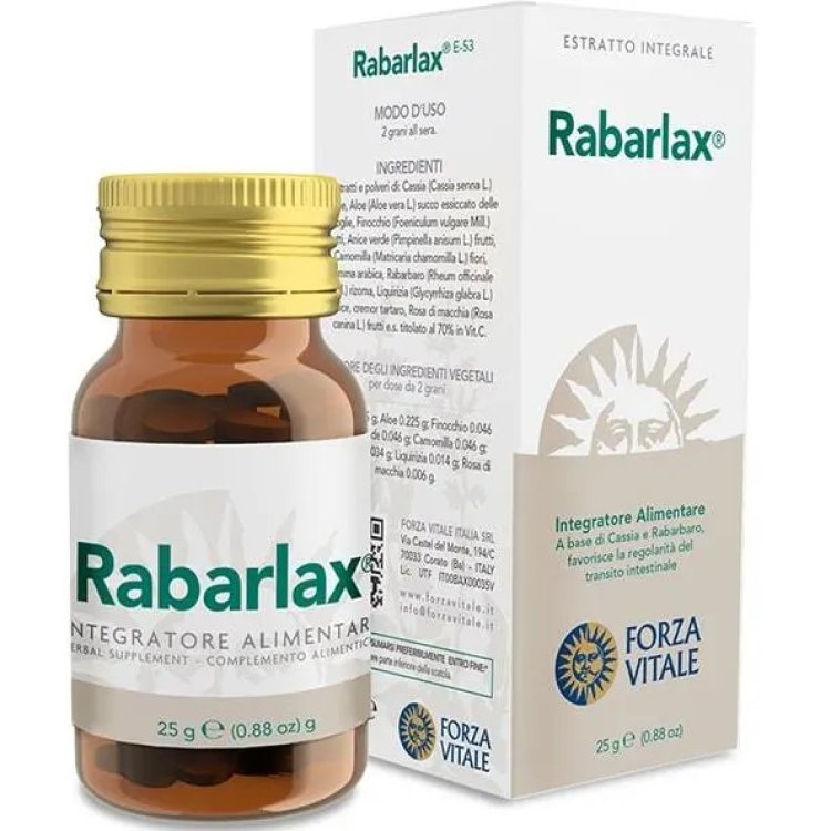 Forza Vitale Rabarlax Integratore per Transito Intestinale 24G