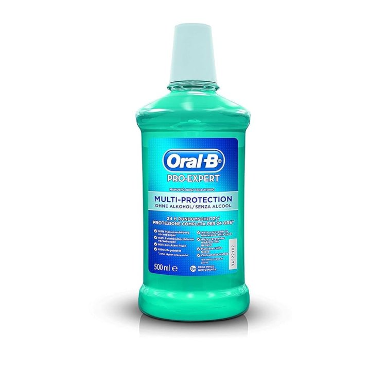 Oral-B Pro-Expert Collutorio Antibatterico Senza Alcool Per Pulizia Profonda 500ml