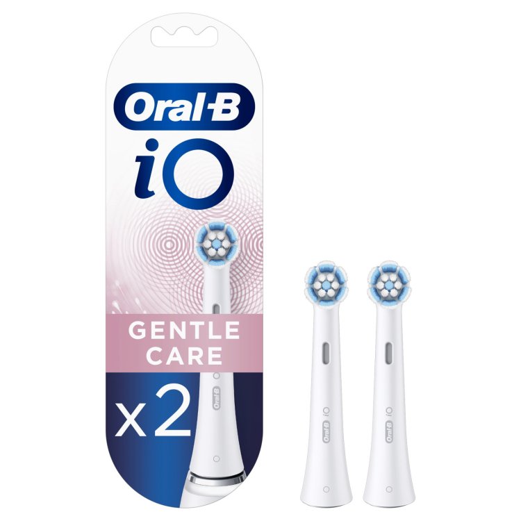 Oral-B iO Gentle Care Testine di Ricambio Per Spazzolino Elettrico 2 Pezzi