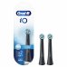 Oral-B iO Ultimate Clean Testine di Ricambio Nere per Spazzolino Elettrico 2 Pezzi