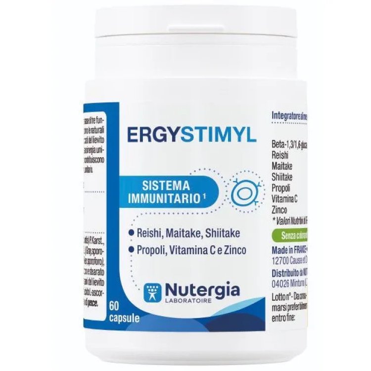 Laboratori Nutergia Ergystimyl Integratore per Difese Immunitarie 60 Capsule
