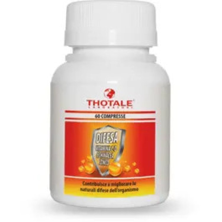 Thotale Difesa Integratore Sistema Immunitario Vitamina C Zinco 60 Compresse