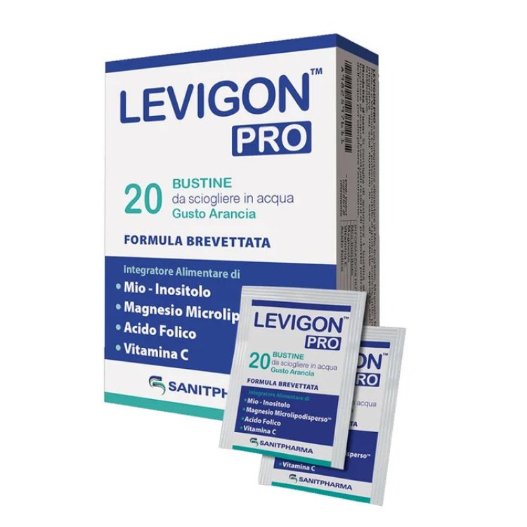 Sanitpharma Levigon Pro Integratore Alimentare Mio-Inositolo 20 Bustine Arancia Sanitpharma Levigon Pro Integratore Alimentare Mio-Inositolo 20 Bustine Arancia