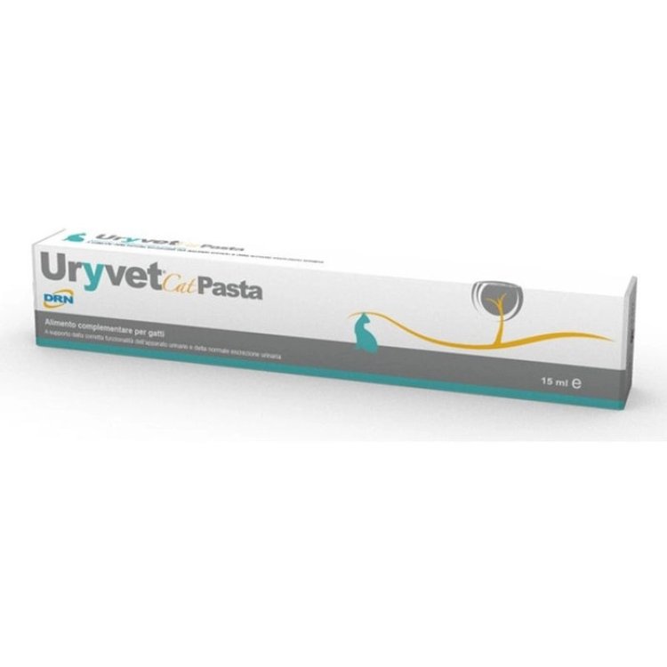 Drn Uryvet Cat Pasta, Mangime Complementare per Gatti, Supporto Urinario, 15 ml