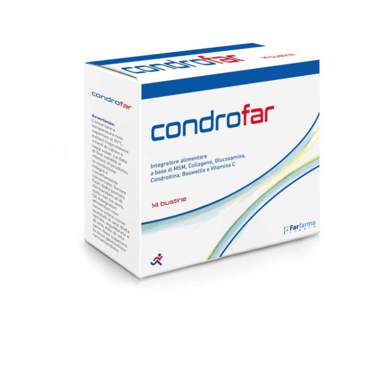 Farfarma Condrofar Integratore Alimentare per Cartilagini e Articolazioni in 14 Bustine Farfarma Condrofar Integratore Alimentare per Cartilagini e Articolazioni in 14 Bustine