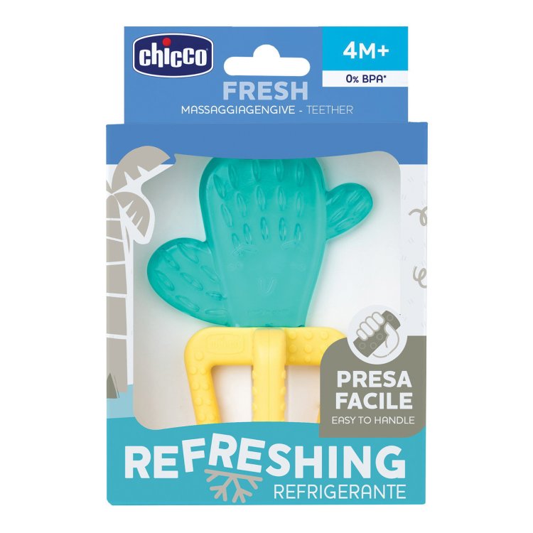 Chicco Massaggiagengive Fresh Cactus 4M+ Refrigerante
