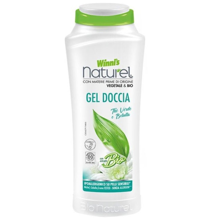 Winni's Naturel Gel Doccia Th&egrave; Verde e Betulla per Pelli Sensibili 250ml