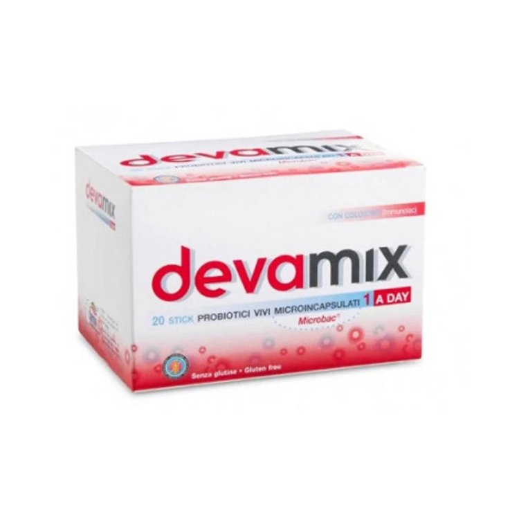 Tfarma Devamix Probiotici Integratore per Flora Intestinale 20 Stick Tfarma Devamix Probiotici Integratore per Flora Intestinale 20 Stick