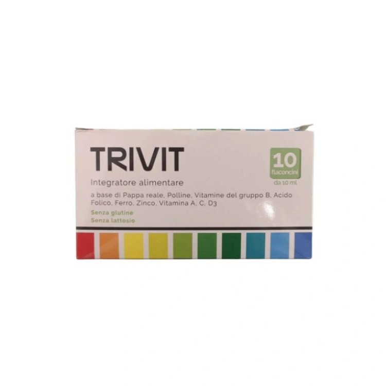 Biopur Italia Trivit Integratore Multivitaminico per Benessere 10 Flaconcini