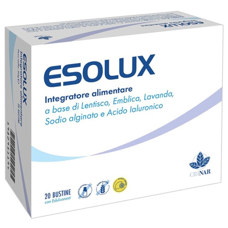 Crinar Esolux Granulato Integratore per Digestione e Transito Intestinale 20 Bustine Crinar Esolux Granulato Integratore per Digestione e Transito Intestinale 20 Bustine
