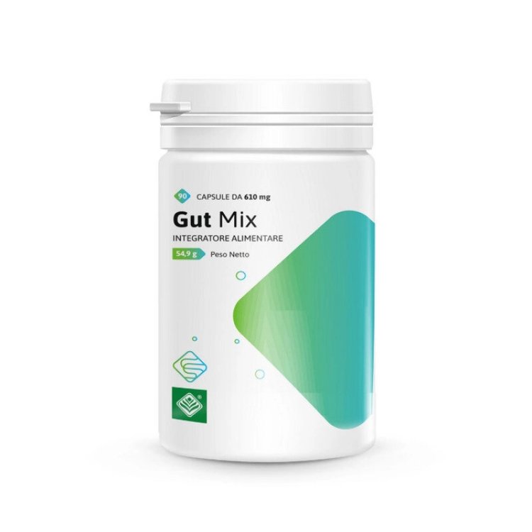 Gheos Gut Mix Integratore Alimentare per Flora Intestinale - 90 Capsule