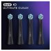 Oral-B iO Ultimate Clean Testine di Ricambio Nere per Spazzolino Elettrico 4 Pezzi