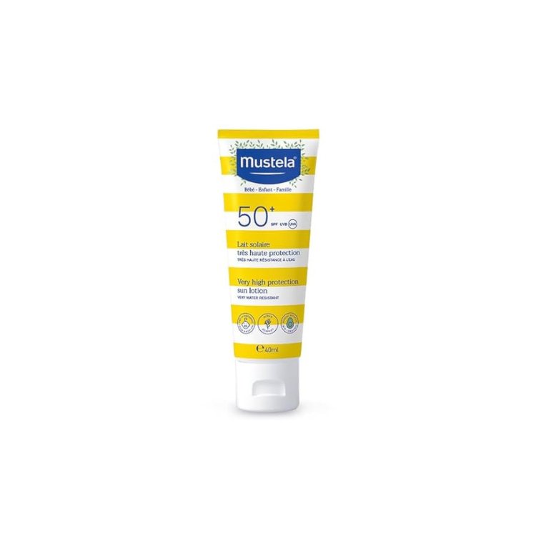 Mustela Latte Solare SPF50 Neonati e Bambini Protezione Molto Alta 40ml