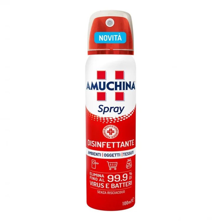 Amuchina Spray Disinfettante Ambienti Oggetti Tessuti 100 ml