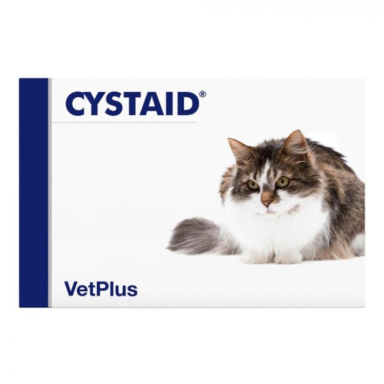 Vetplus Cystaid Integratore Alimentare per Gatti per Vie Urinarie 30 Capsule