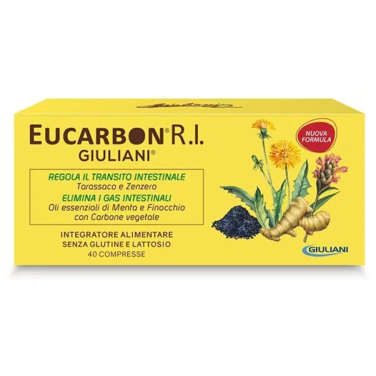Eucarbon R.I. Integratore Benessere Intestinale 40 Compresse
