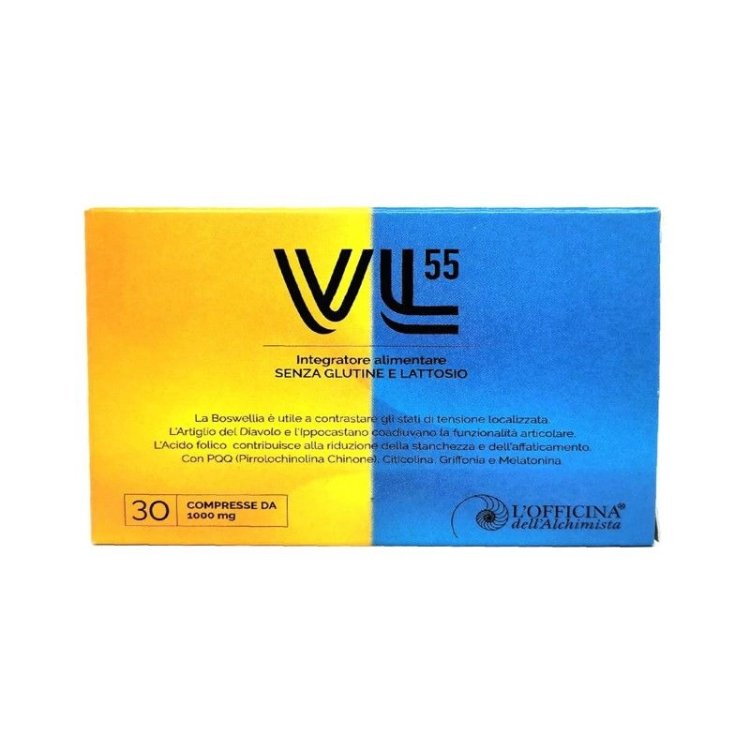 Officina dell'Alchimista VL 55 Integratore Alimentare per Stati di Tensione - 30 Compresse Officina dell'Alchimista VL 55 Integratore Alimentare per Stati di Tensione - 30 Compresse