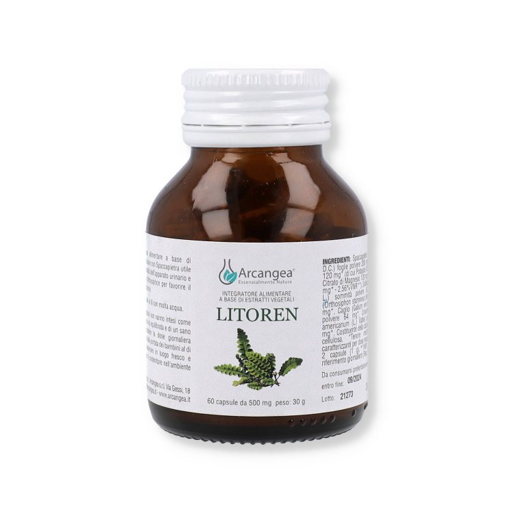 Arcangea Litoren Integratore per Drenaggio dei Liquidi 60 Opercoli