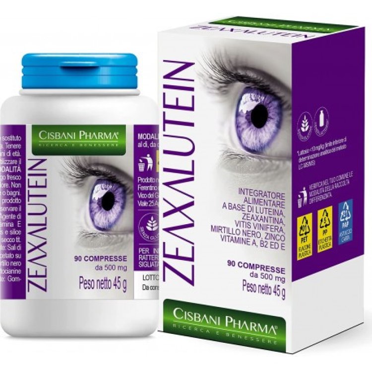 Farmac Zeaxalutein Integratore per Vista 90 Compresse