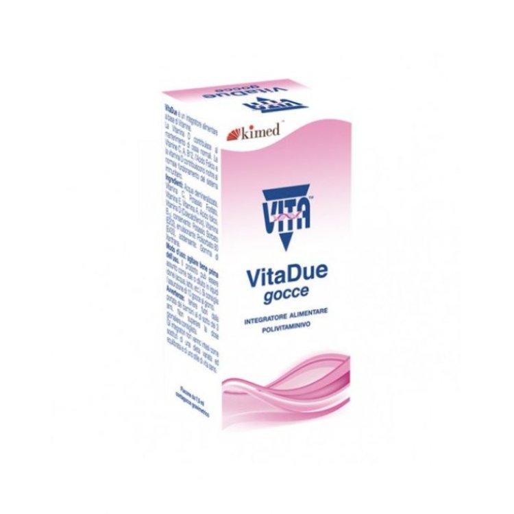 Difass VitaDue Gocce Integratore Alimentare di Vitamine - 9ml
