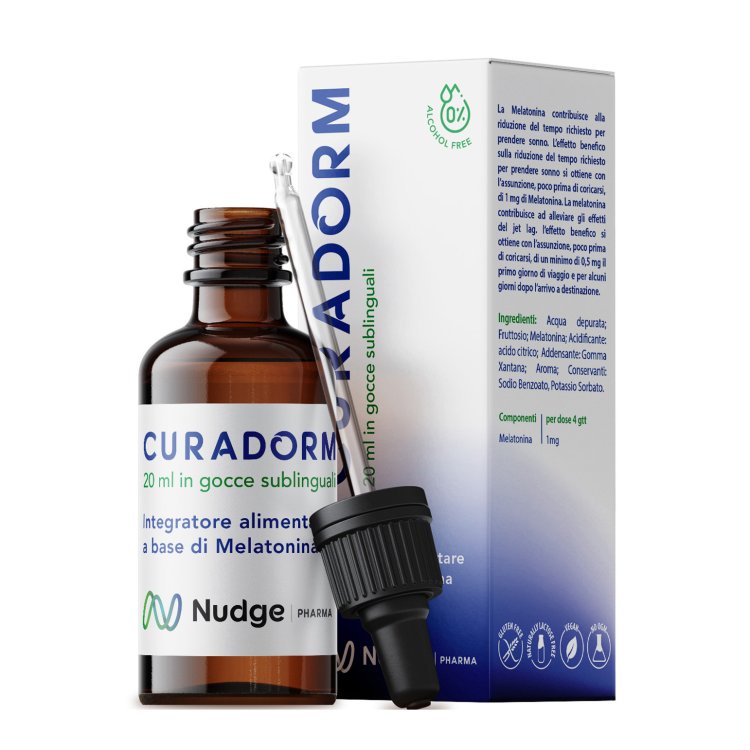 Nudge Pharma Curadorm Gocce Integratore per Sonno e Relax 20ml