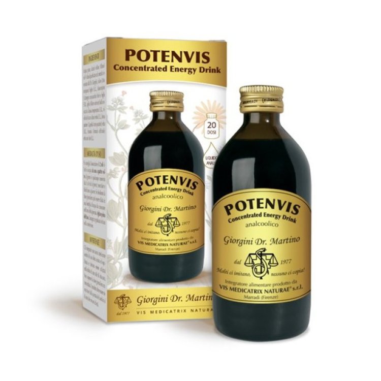 Giorgini Potenvis Integratore Energetico Concentrato Tonico per Stanchezza in Flacone da 200ml