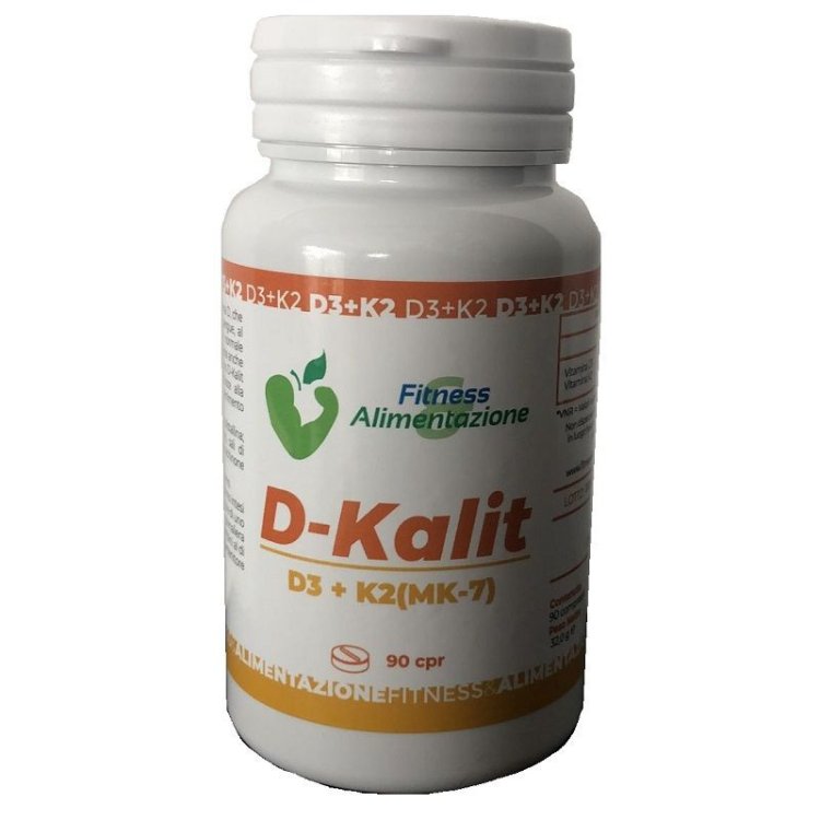 Fitness & Alimentazione D-Kalit Integratore Vitamina D e K per Ossa - 90 Cpr