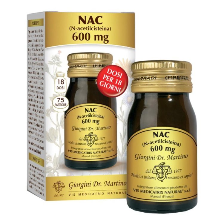 Giorgini NAC 75 Pastiglie Integratore Benessere Respiratorio