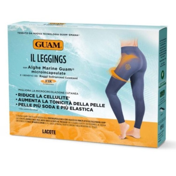 Guam Leggings Classico Blu S/M Anticellulite con Tecnologia Emana Guam Leggings Classico Blu S/M Anticellulite con Tecnologia Emana