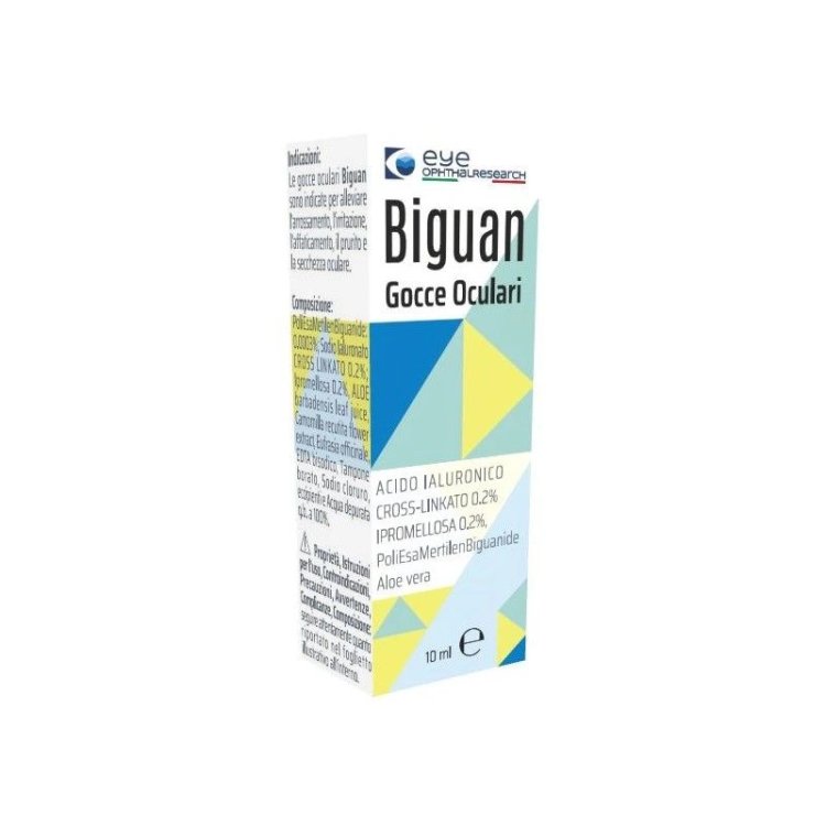 Biguan Gocce Oculari Collirio Acido Ialuronico Secchezza Occhi 10ml