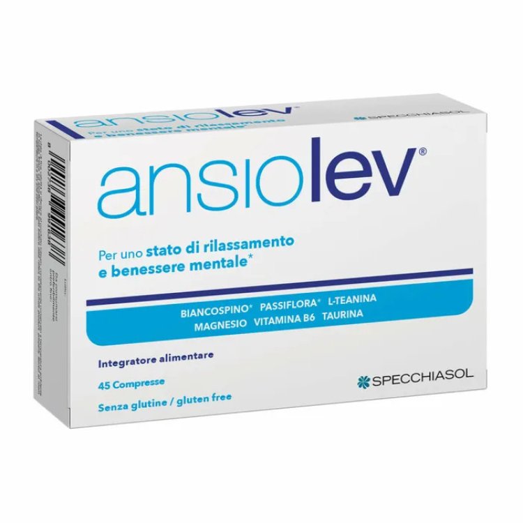 Specchiasol Ansiolev Integratore per Ansia e Stress - 45 Compresse