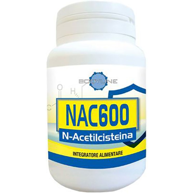 Bodyline NAC 600 N-Acetilcisteina Integratore Antiossidante Rigenerante 60 Capsule