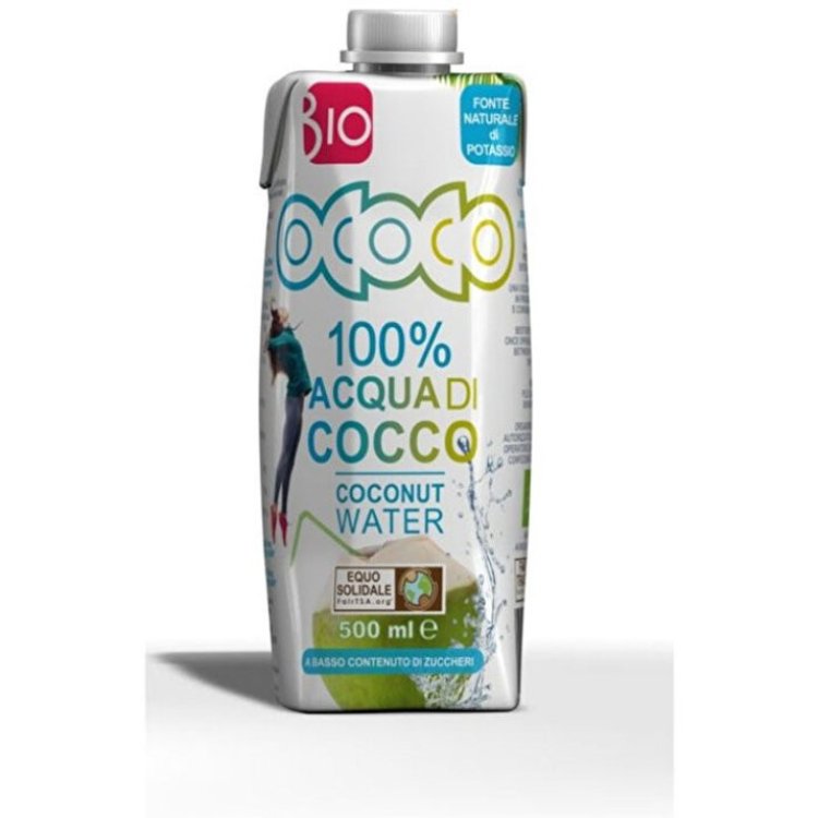 Ococo 100% Acqua di Cocco Bio Idratazione Naturale 500ml