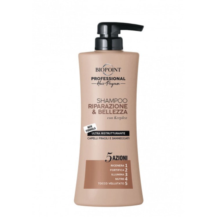 Biopoint Riparazione e Bellezza Shampoo per Capelli Danneggiati 400 ml
