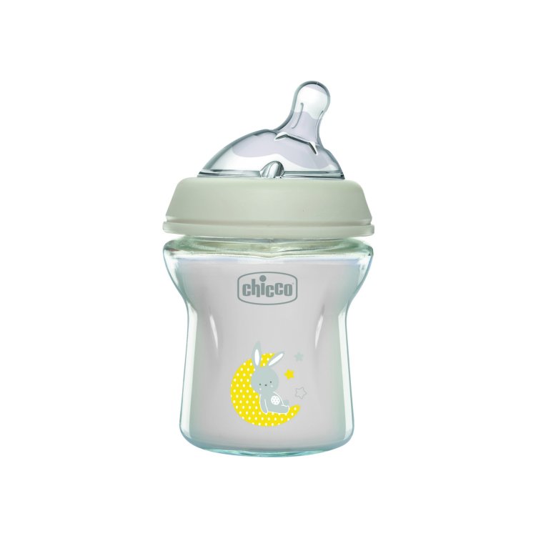 Chicco NaturalFeeling Biberon Vetro 0M+ 150ml Flusso Lento Chicco NaturalFeeling Biberon Vetro 0M+ 150ml Flusso Lento