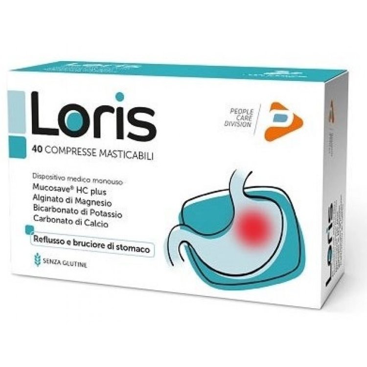 Loris Reflusso Gastroesofageo 40 Compresse Masticabili Loris Reflusso Gastroesofageo 40 Compresse Masticabili