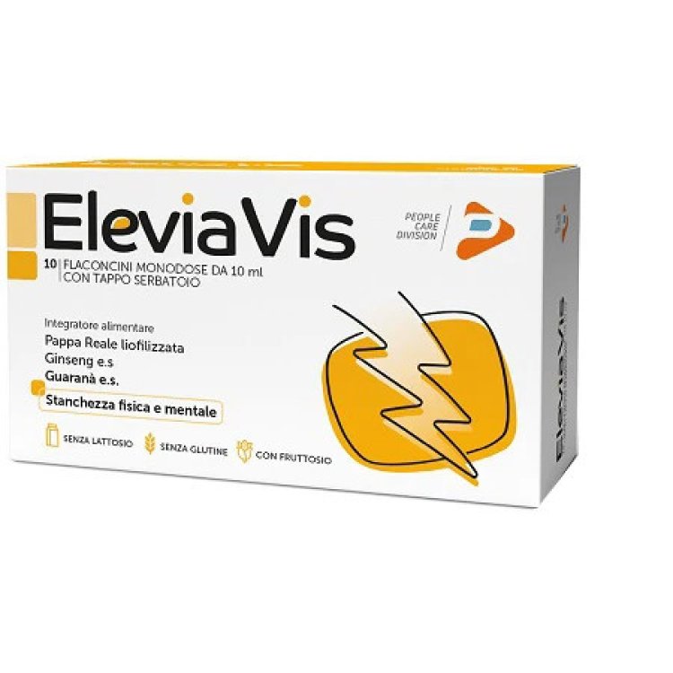 Pharma Line Elevia Vis Integratore Energia Pappa Reale Ginseng 10 Flaconcini