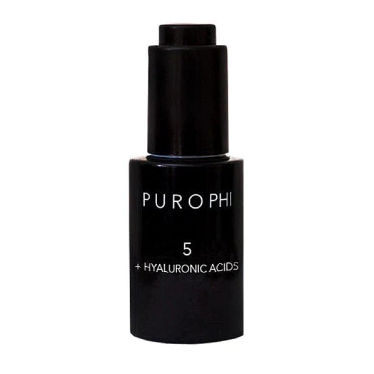 Purophi Siero Viso 5 Acidi Ialuronici Idratante Testato Dermatologicamente 30ml