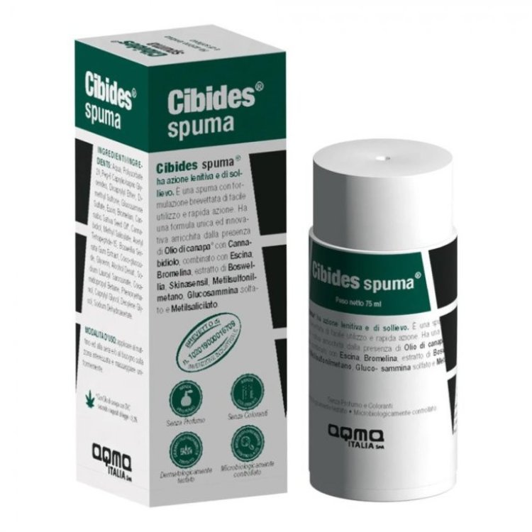 Aqma Italia Cibides Spuma Lenitiva e Sollievo 75ml