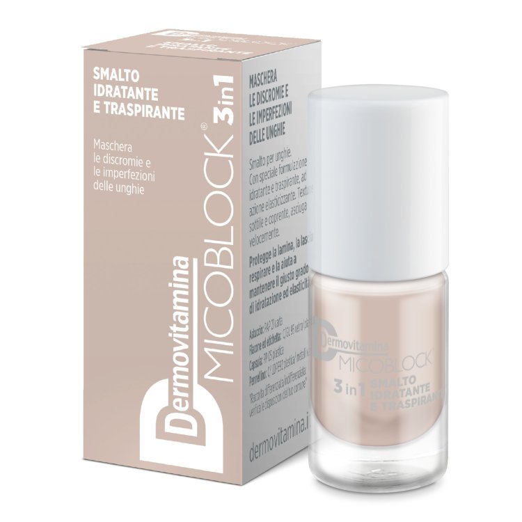 Dermovitamina Micoblock 3in1 Smalto Beige Idratante e Traspirante 5ml