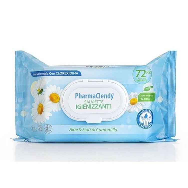Pharmaclendy Salviette Imbevute Antibatteriche Clorexidina 72 Pezzi Pharmaclendy Salviette Imbevute Antibatteriche Clorexidina 72 Pezzi
