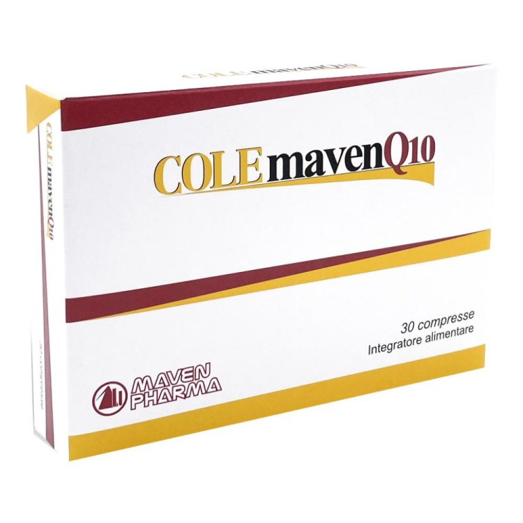 Maven Pharma Colemaven Q10 Integratore Riso Rosso Fermentato Coenzima Q10 30 Compresse
