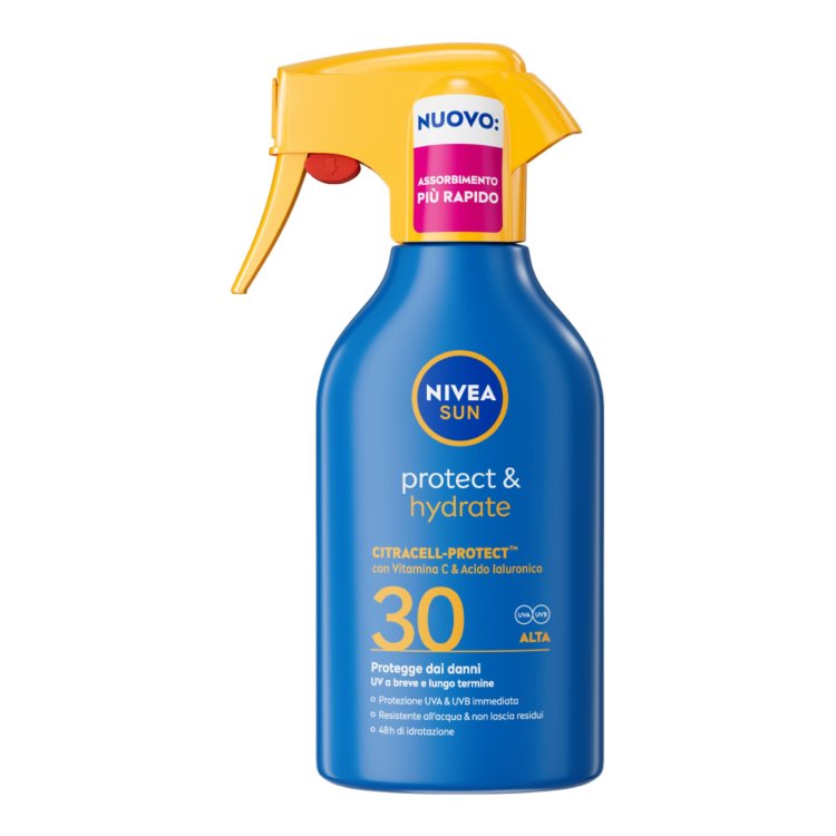 Nivea Sun Protect & Hydrate Spray Solare SPF 30 protezione alta, 270ml