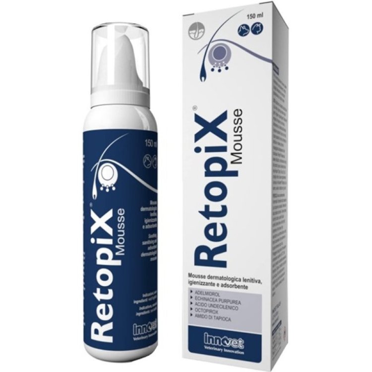 Retropix Mousse Dermatologica Veterinaria Lenitiva Igienizzante Cani Gatti 150ml Retropix Mousse Dermatologica Veterinaria Lenitiva Igienizzante Cani Gatti 150ml