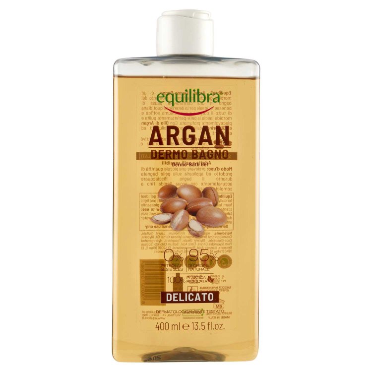Equilibra Argan Dermo Bagno Delicato Vellutante ed Emolliente 400 ml